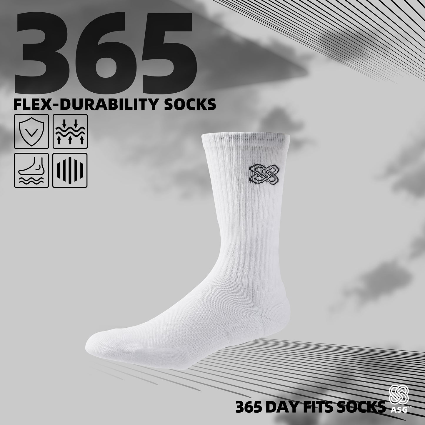 ASG 365 Sports Socks