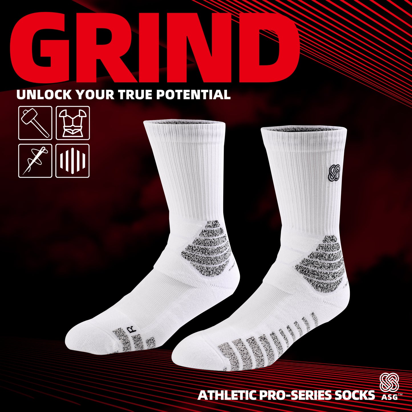 Performance Basketball Socks – ASG Grind