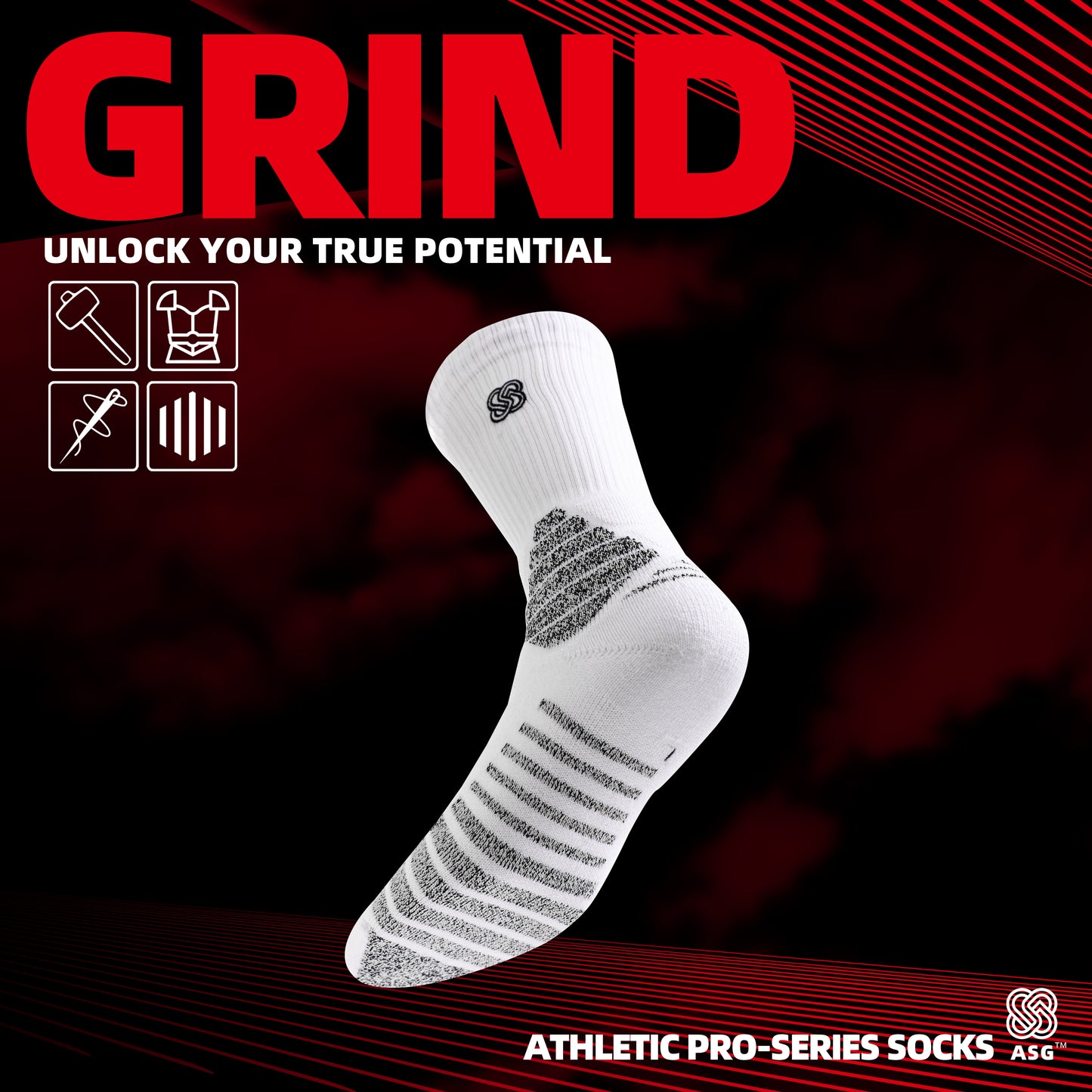 Performance Basketball Socks – ASG Grind