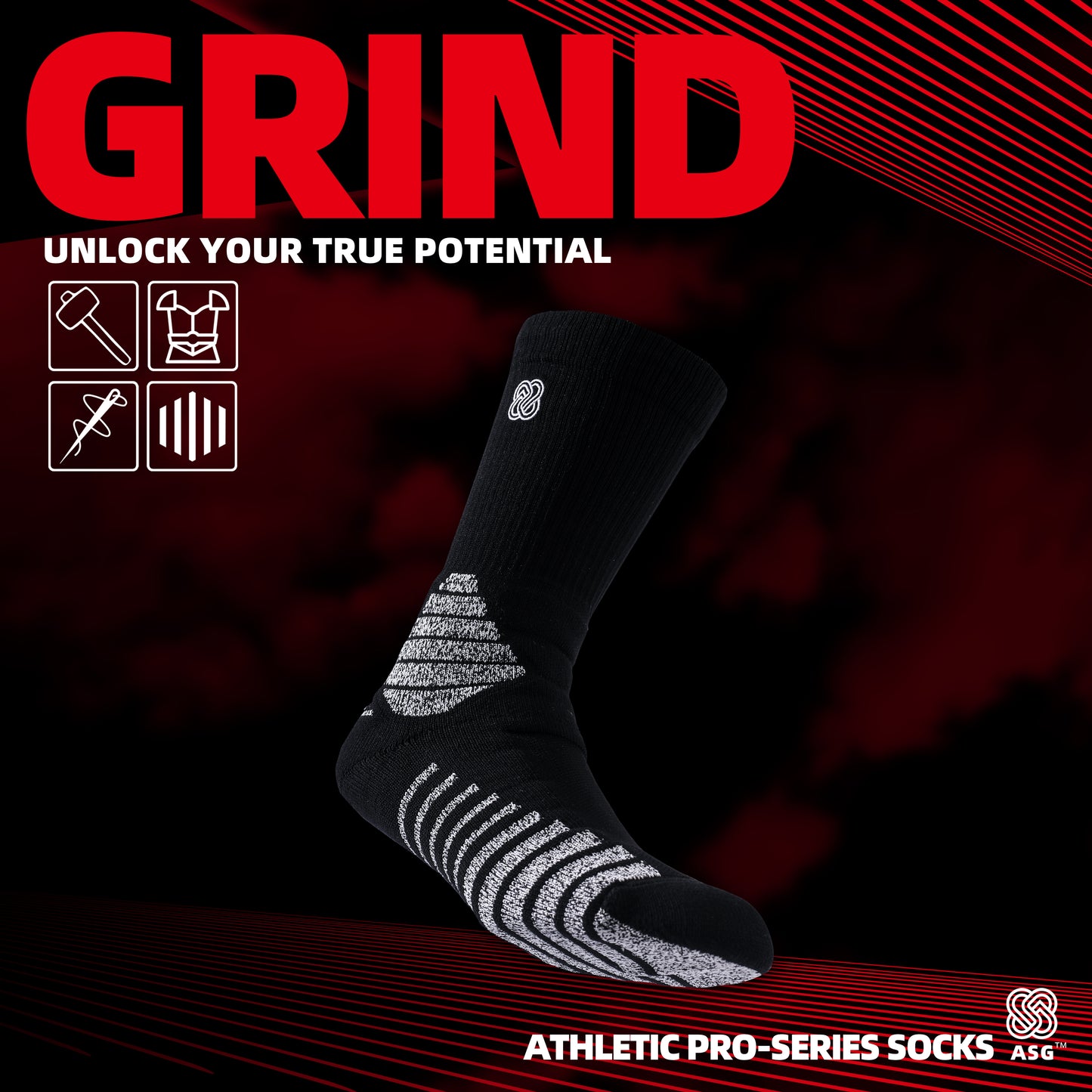 Performance Basketball Socks – ASG Grind