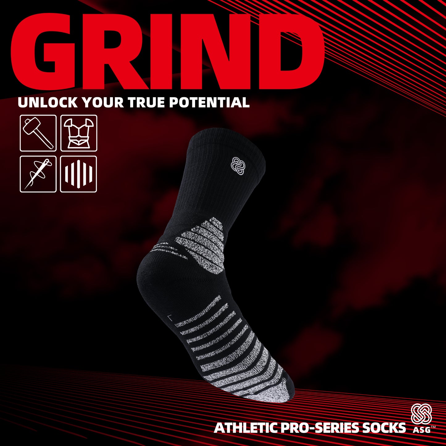 Performance Basketball Socks – ASG Grind