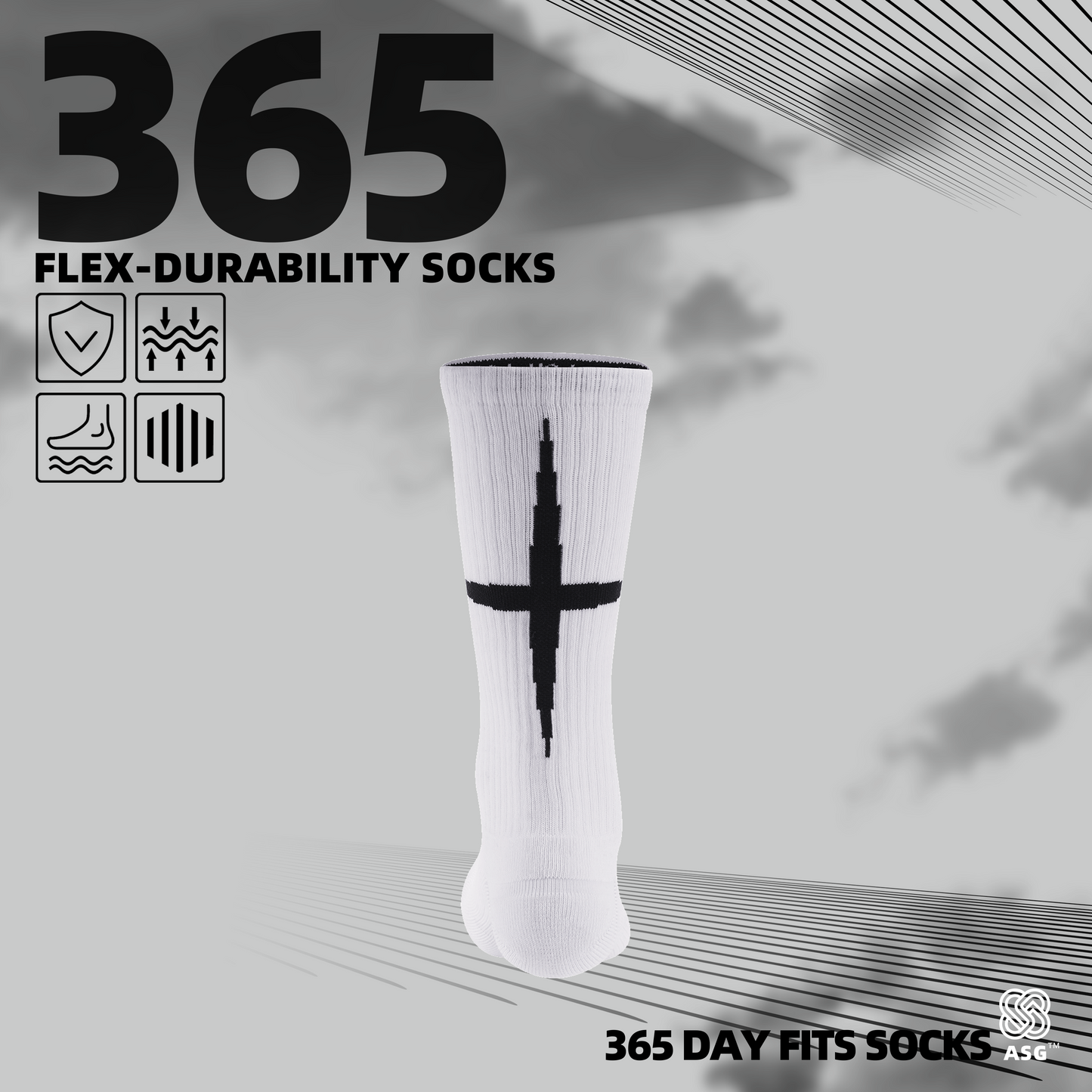 ASG 365 sports culture socks