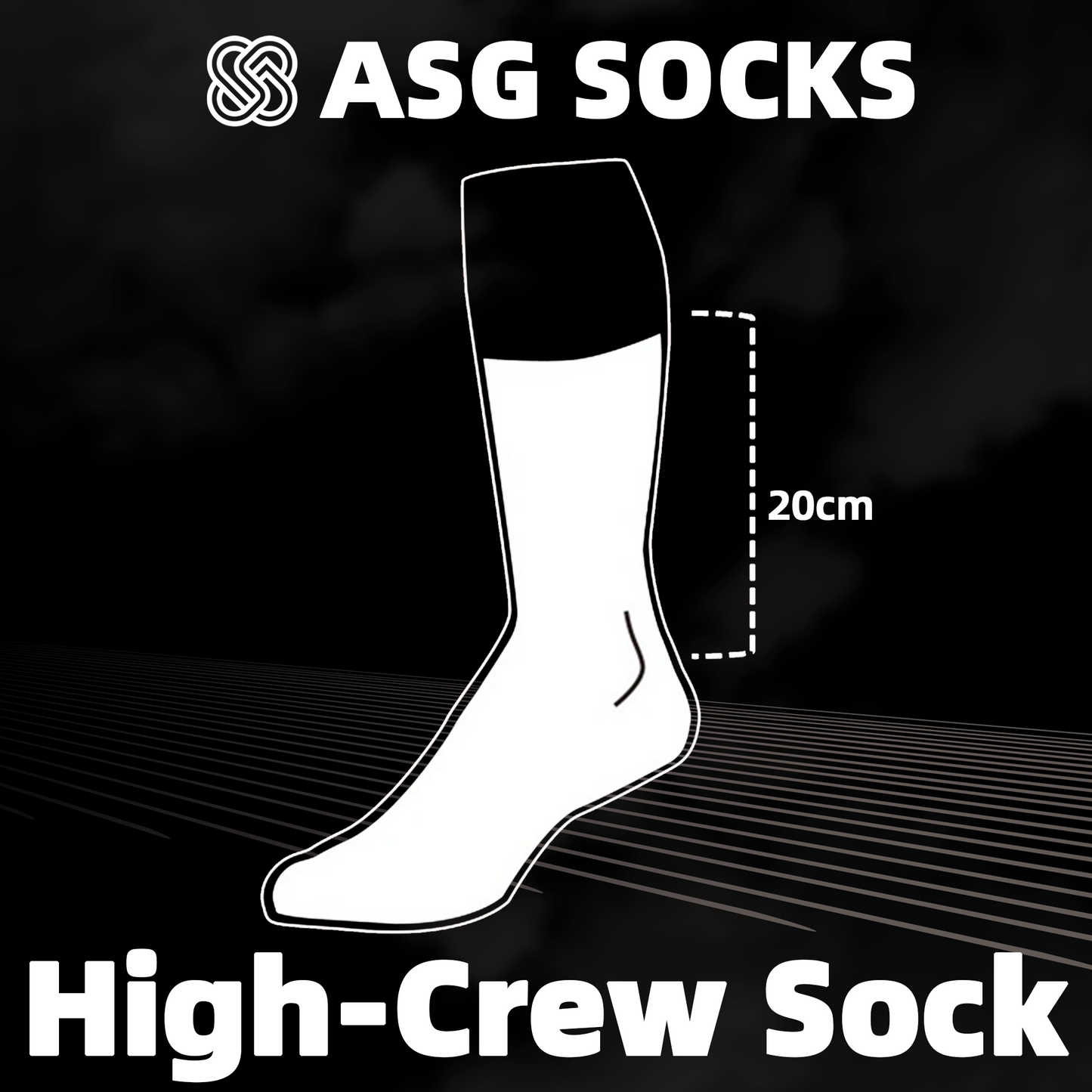 ASG Agile basketball socks
