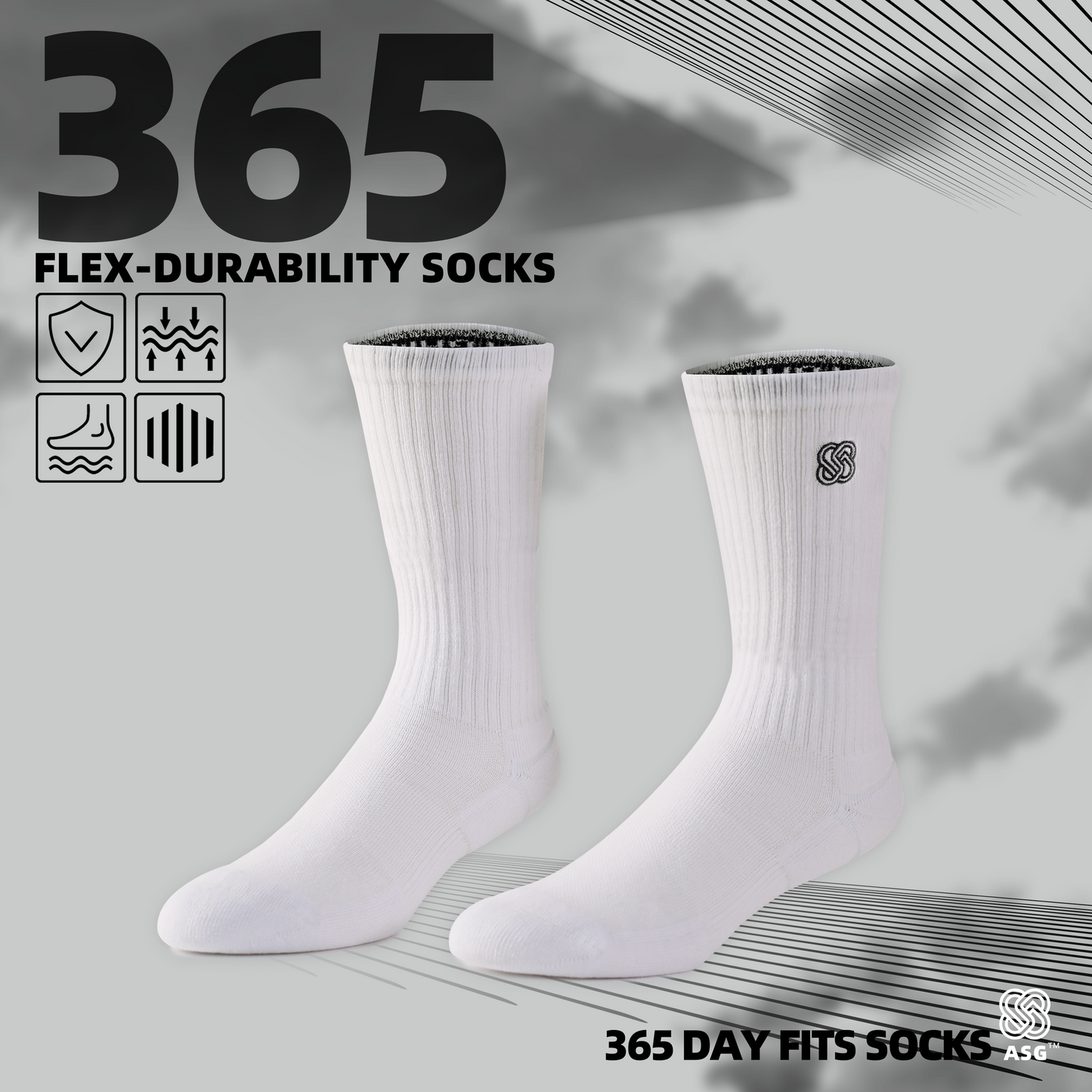 ASG 365 sports socks