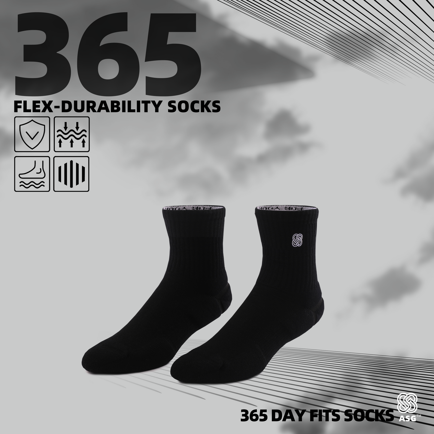 ASG 365 sports socks