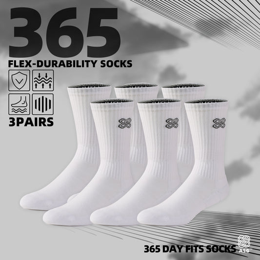 ASG 365 Sports Socks (3 Pairs)