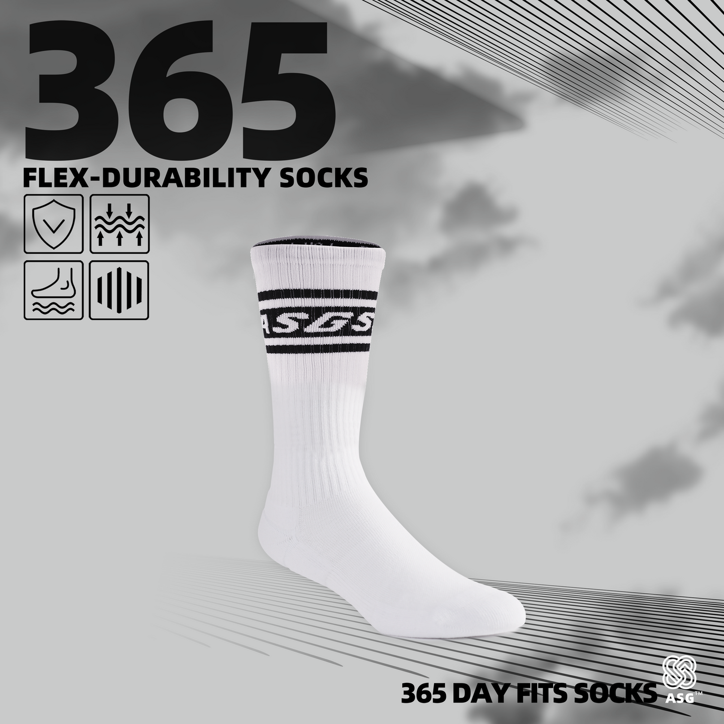 ASG 365 sports culture socks