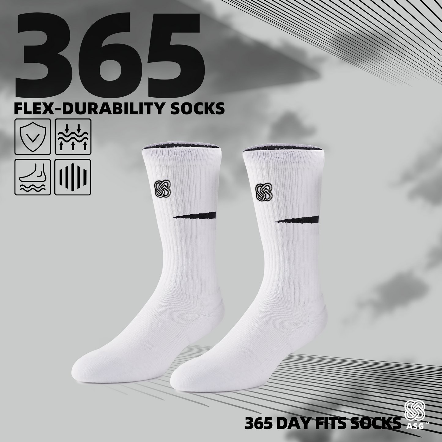 ASG 365 sports culture socks