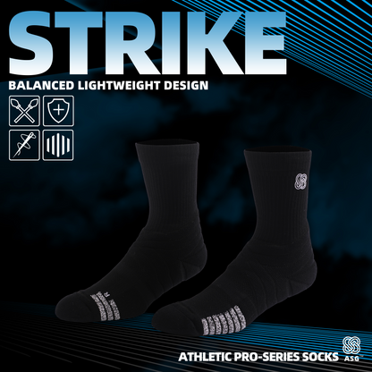 ASG Strike Basketball Socks – Moisture-Wicking, Non-Slip Grip