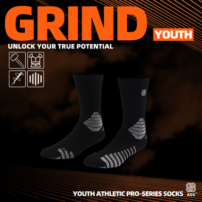 ASG youth grind basketball socks